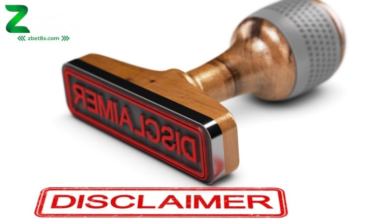 Miễn trừ trách nhiệm tại Zbet